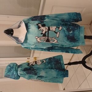 4/$80 New Green Mickey Mouse Hoodie - Size XXL